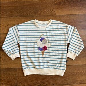 Petite Hailey Icecream Sweatshirt Girls Size 8